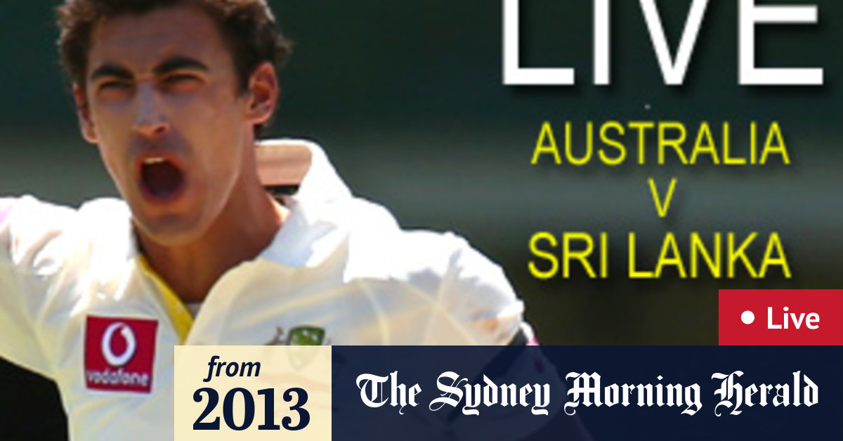 Live cricket commentary Australia v Sri Lanka day one, SCG